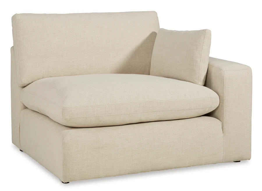 Seccional Elyza Linen LAF de 10 piezas con chaise longue