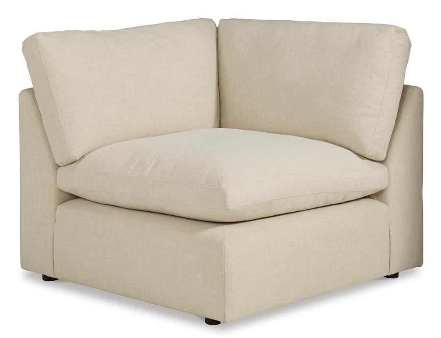 Seccional Elyza Linen LAF de 10 piezas con chaise longue