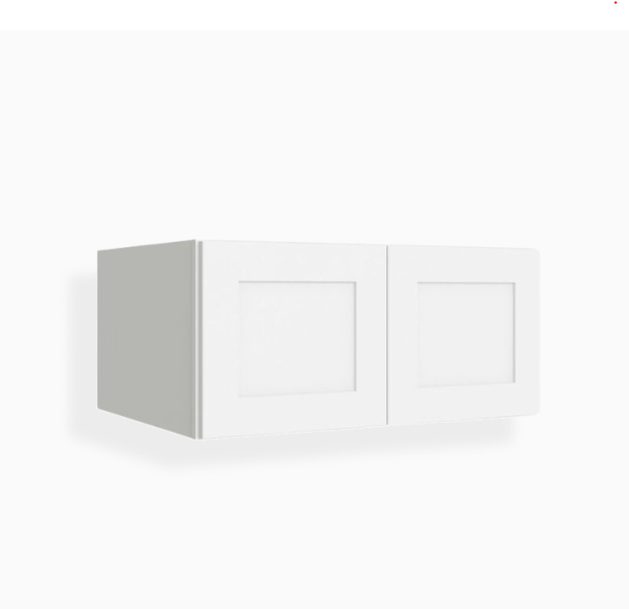 Refrigerador de pared blanco Shaker de 33″ de ancho