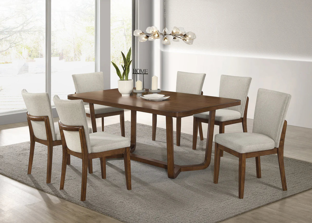 Juego de comedor Dary negro/marrón de altura de mostrador