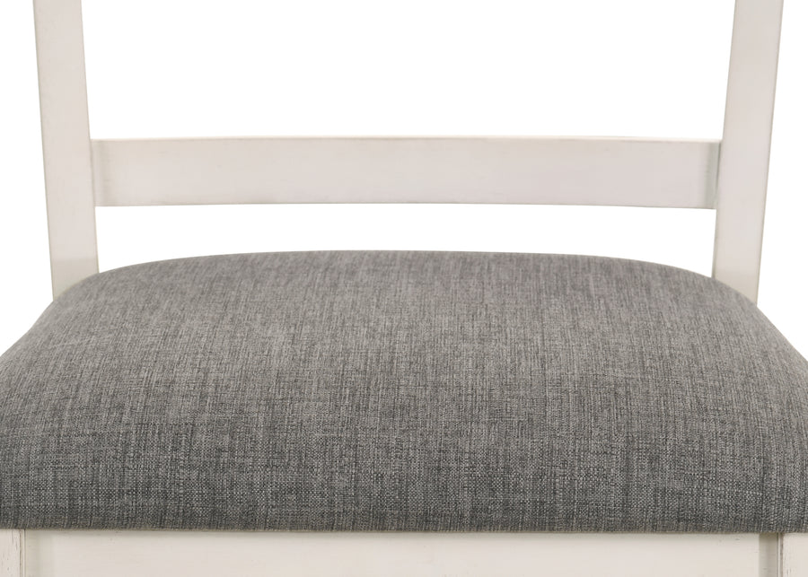 Juego de comedor alto de mostrador Conner Chalk/Gris