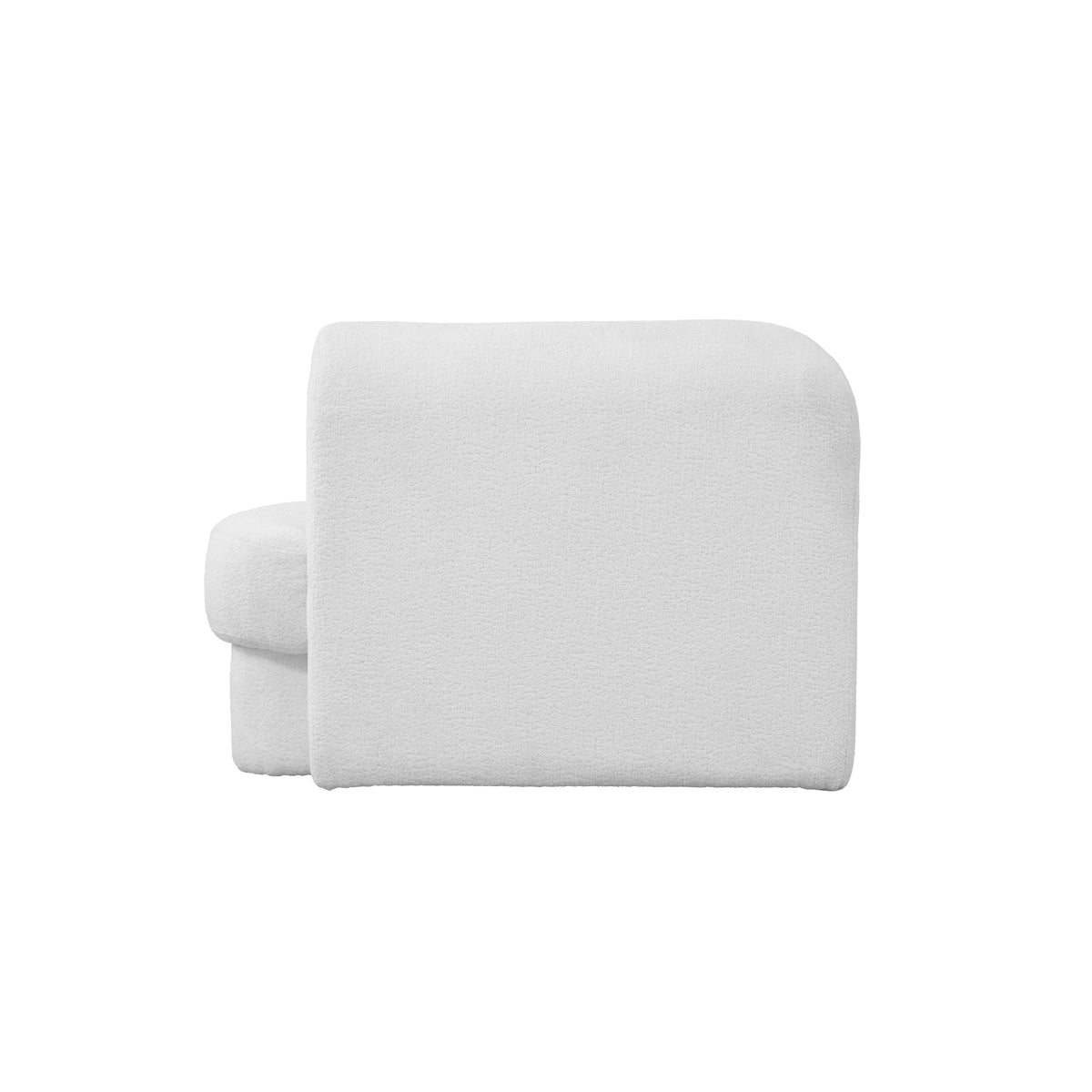 Sherpa Upholstered Wide Seat Sofa