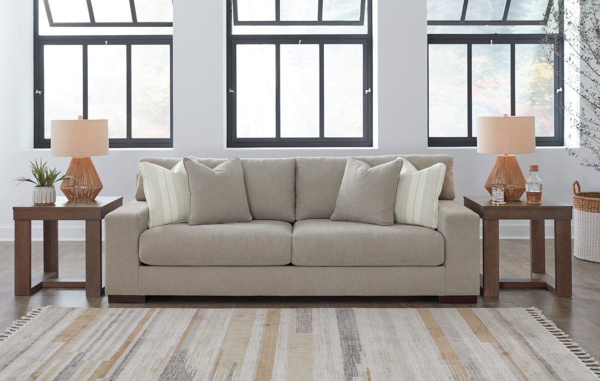Sofá y loveseat Maggie en lino