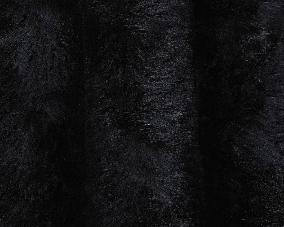 Seccional doble de 3 piezas con chaise longue Midnight-Madness Onyx