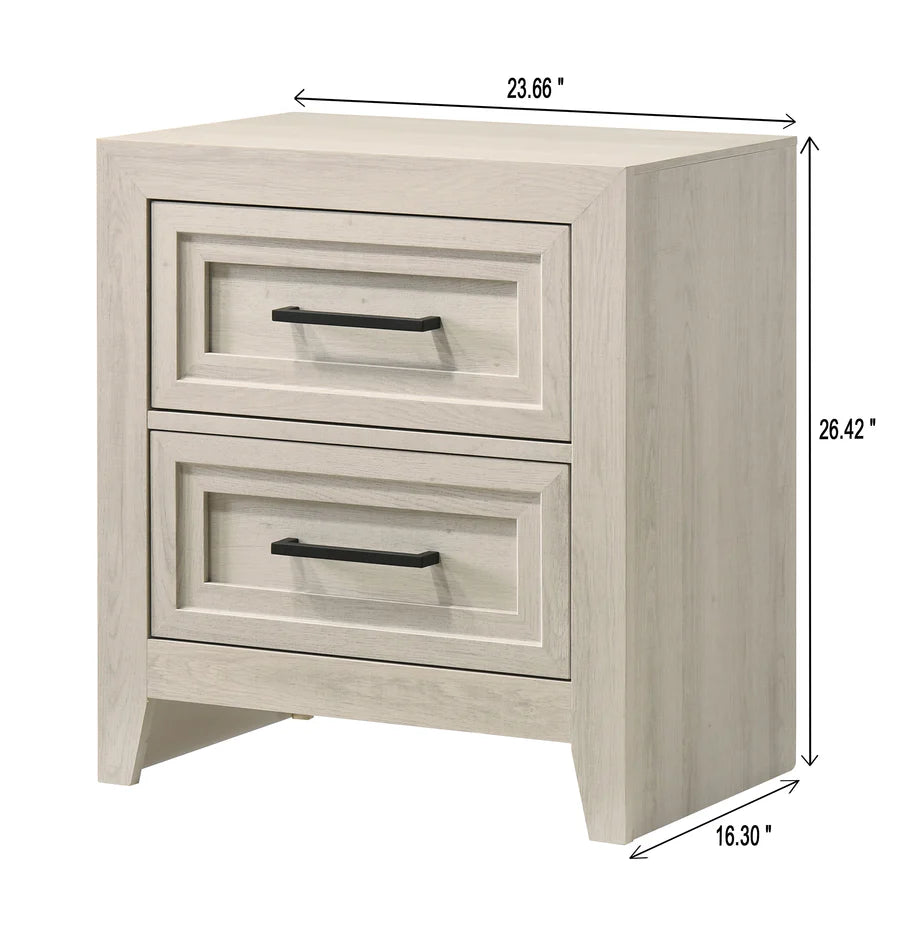 Lorraine Antique White Panel Youth Bedroom Set