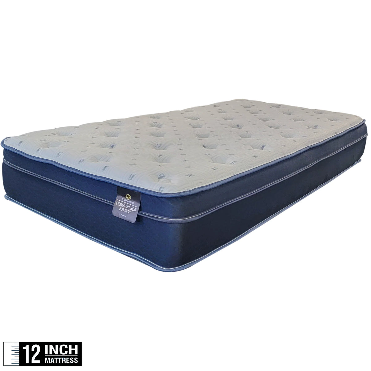 Colchón de lujo Comfort Rest de 30 cm con espuma y tela refrescante