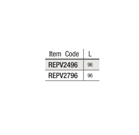 Gray Shaker Refrigerator End Panel