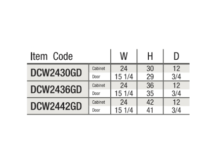 Estante de pared esquinero diagonal gris Shaker de 24″ con puerta de vidrio