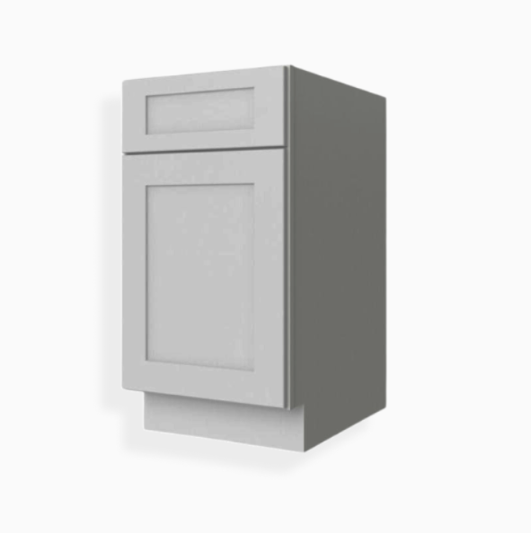 Gabinete de basura con base tipo shaker gris