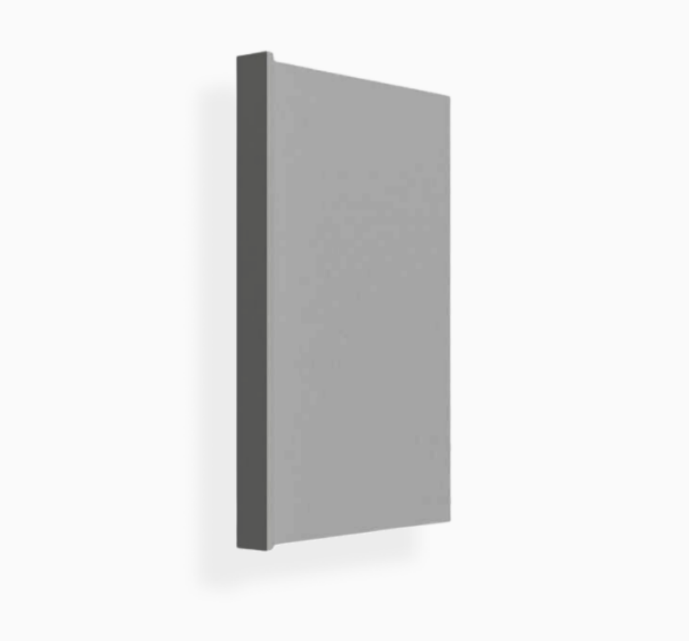 Gray Shaker Dishwasher Return Panel