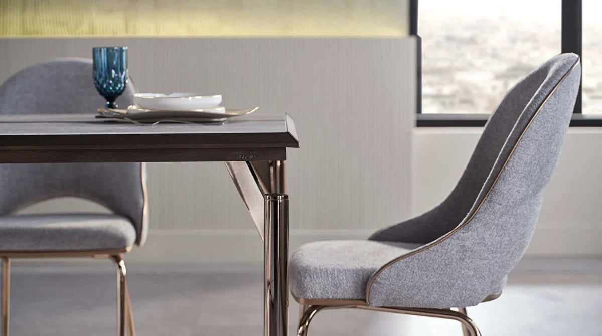 Havana Gray Dining Table & 6 Chairs