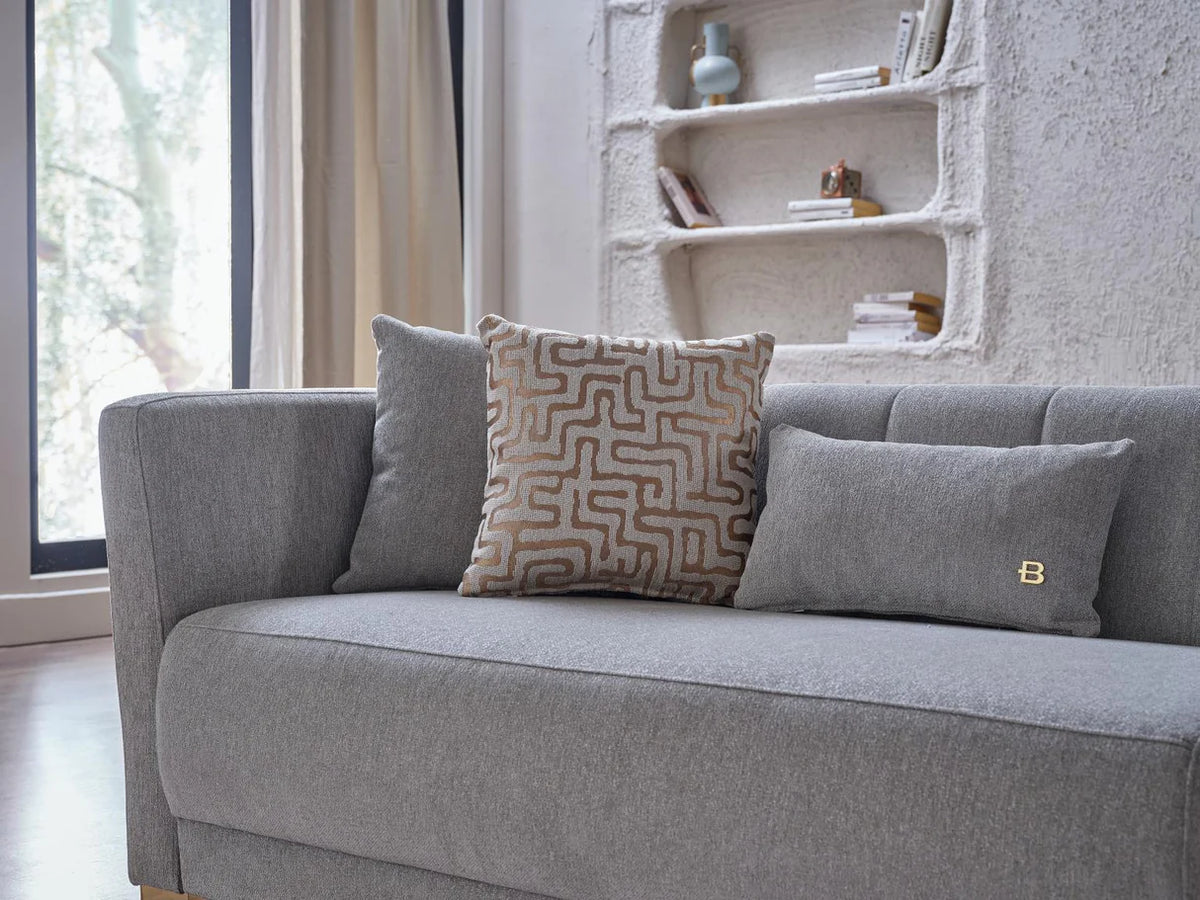Monroe Merit Gray Living Room Set