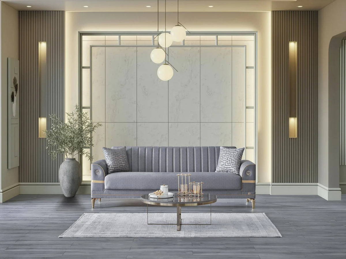 Royal Nevada Gray Living Room Set