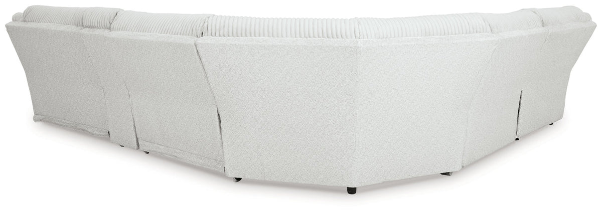 Top Tier Alloy 6 Pieces LAF Reclining Sectional with Chaise