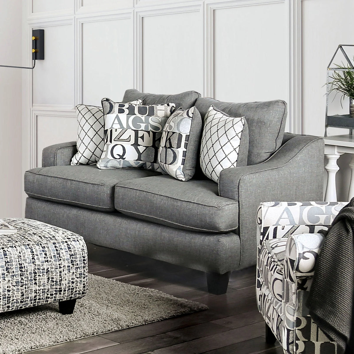 Verne Transitional Living Room Set
