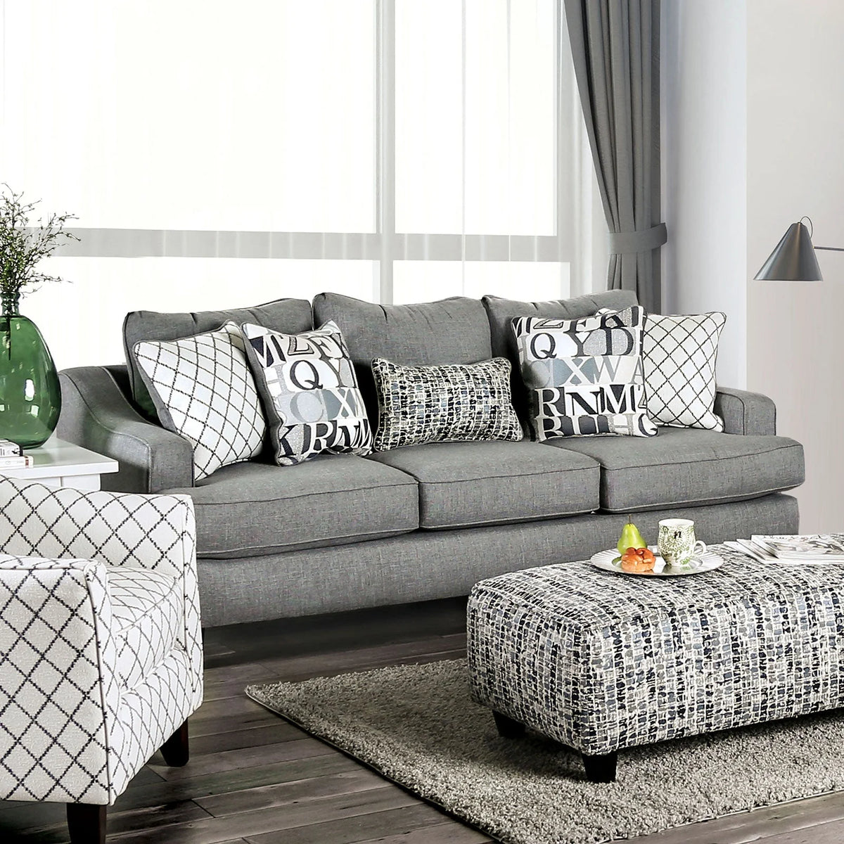Verne Transitional Living Room Set