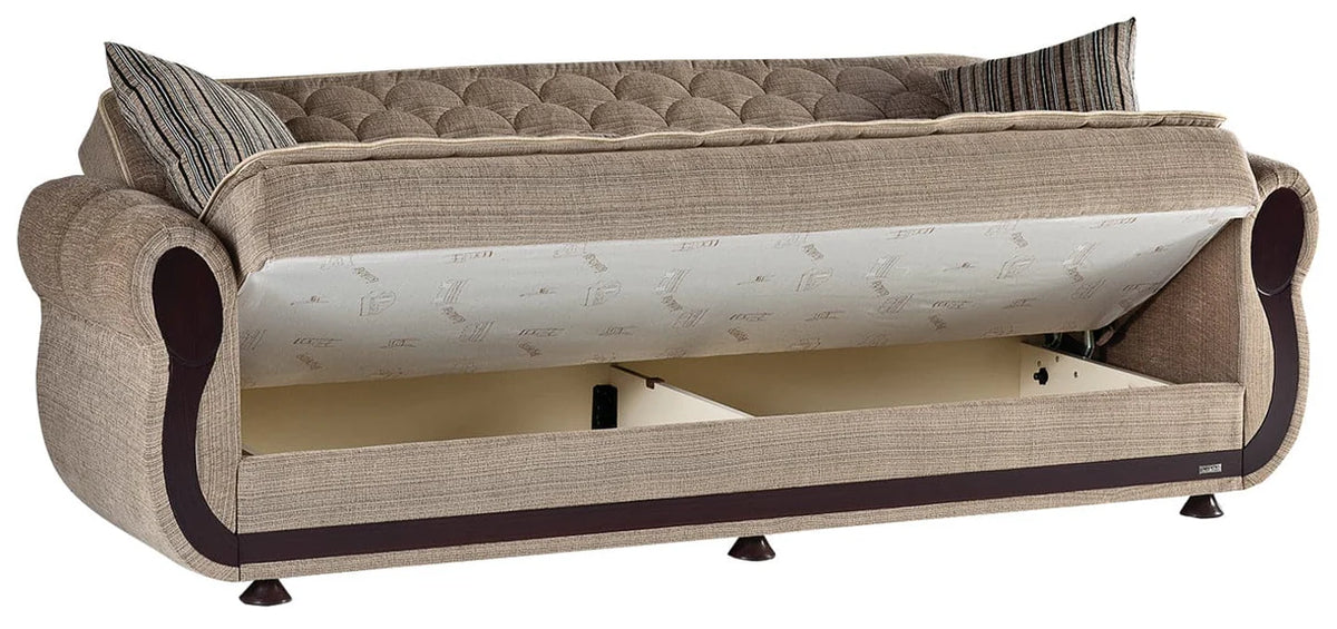 Argos Zilkade Light Brown Sleeper Sofa