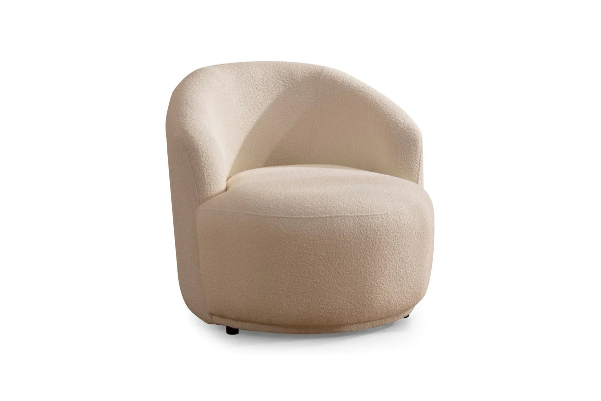 Bonita Ivory Boucle Living Room Set