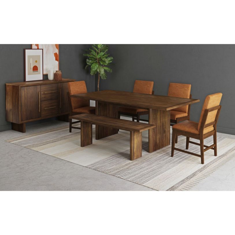Juego de comedor Brock de 7 piezas