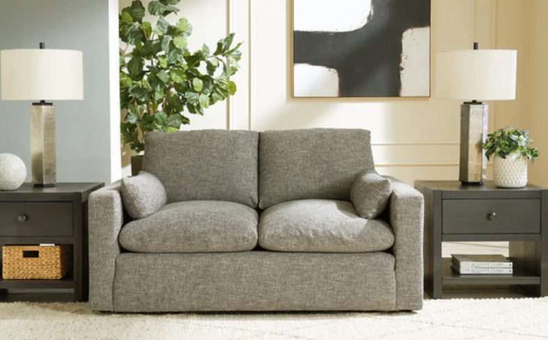 Dramatic Granite Sofa and Loveseat
