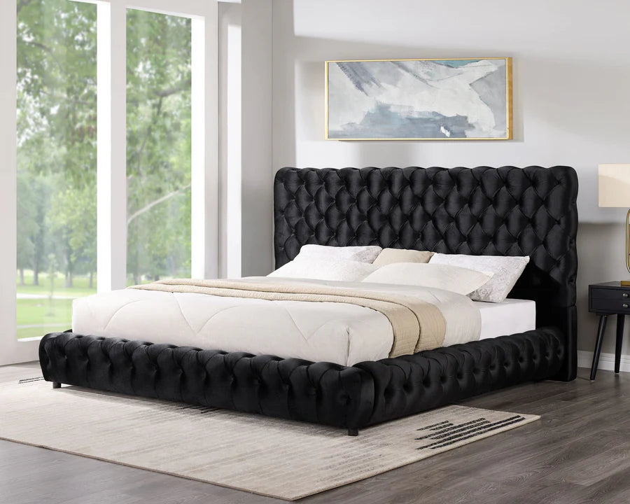 Cama Queen con plataforma Dream Black