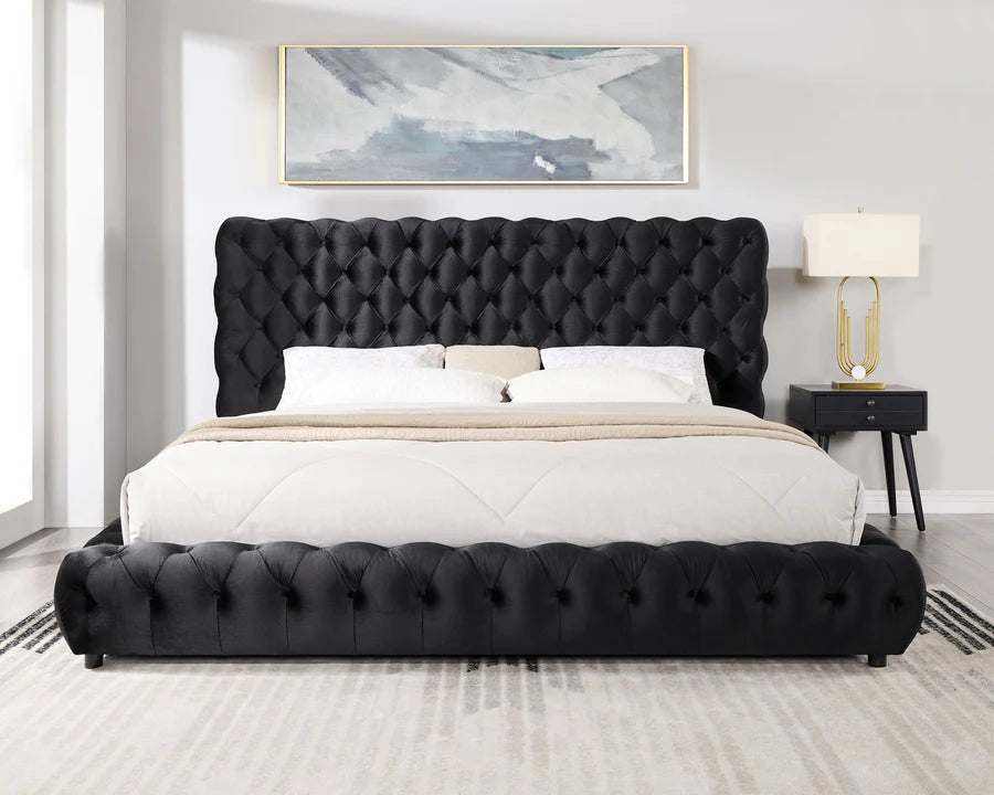 Cama Queen con plataforma Dream Black