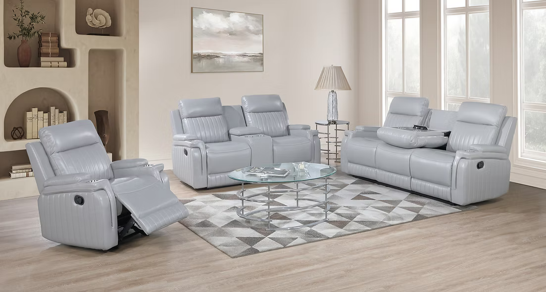 Conjunto de sofá reclinable Dallas Camel