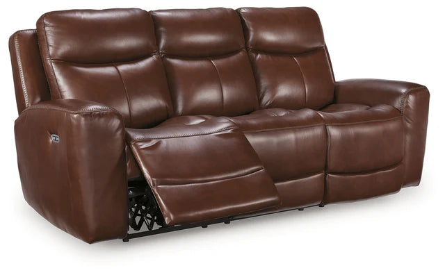 Next Move Mahogany Power Reclining Sofa