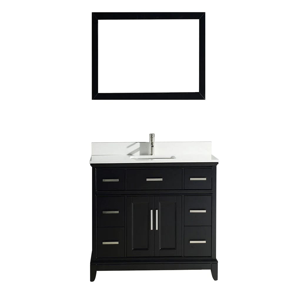 48 in. Single Sink Bathroom Vanity Set in Espresso - Decohub Home