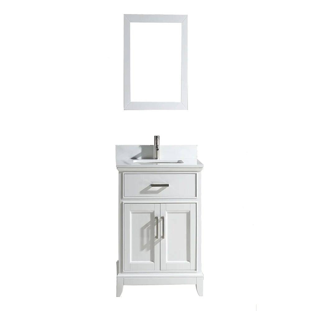 30 in. Single Sink Bathroom Vanity Set in White - Decohub Home