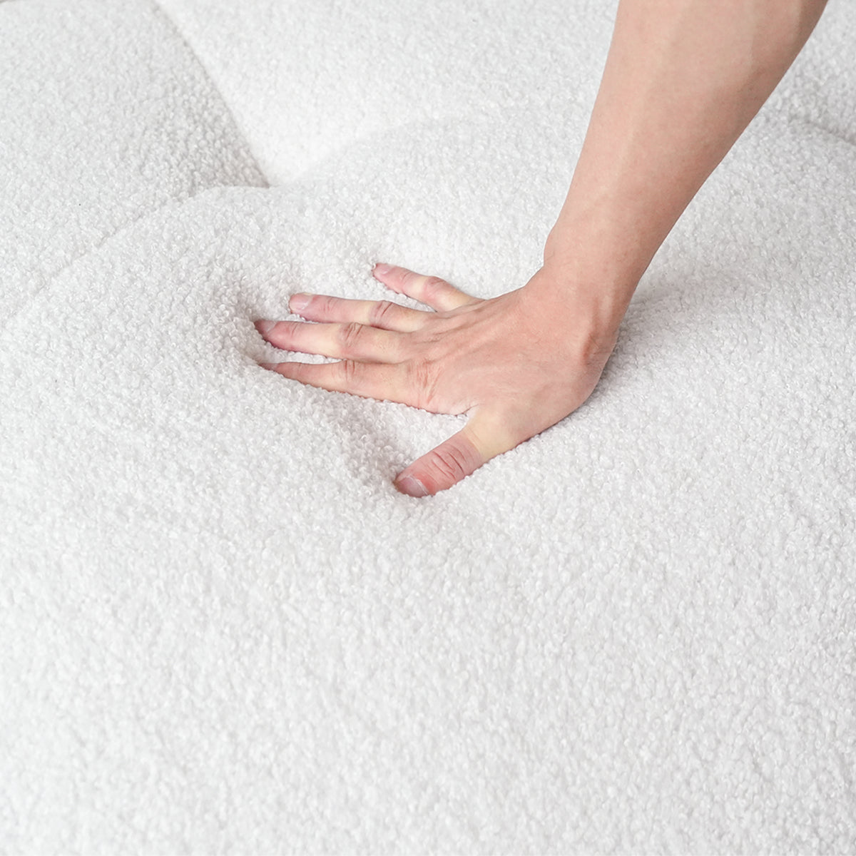 Cloud-Shaped Teddy Fleece Sofa