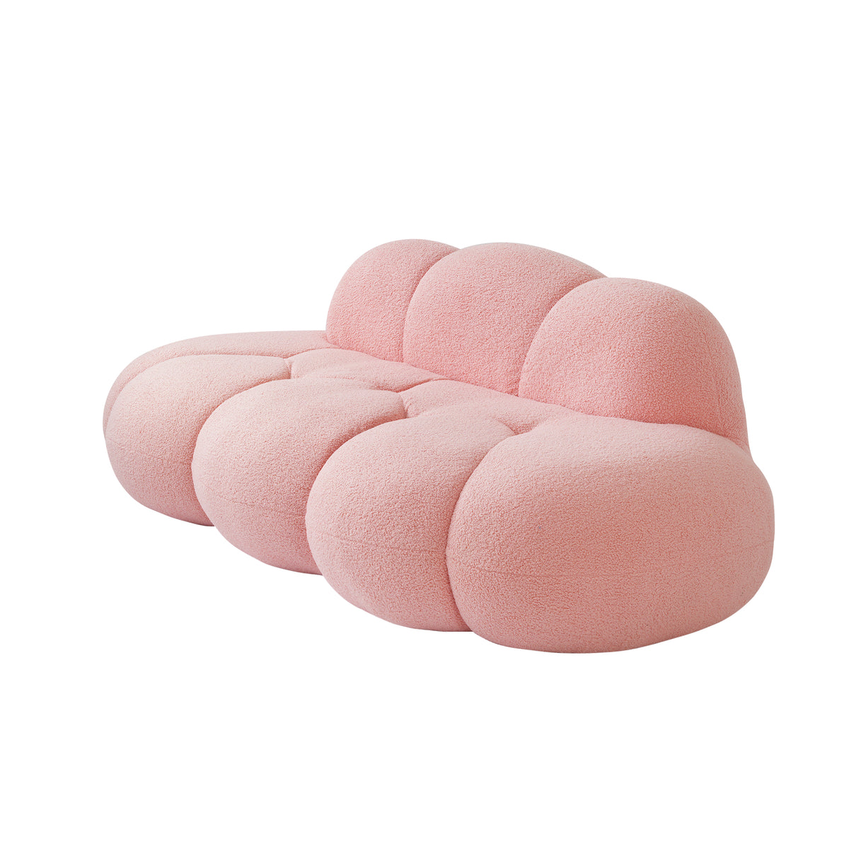 Cloud-Shaped Teddy Fleece Sofa