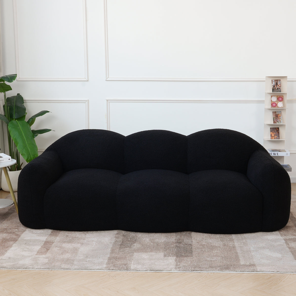 Cloud Teddy Sofa, White, Pink, Blue or Black