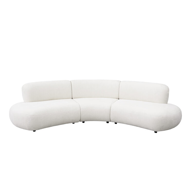 Modern Curved Modular Sectional Sofa