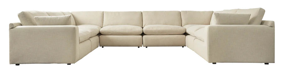Seccional simétrico de 8 piezas Elyza Linen