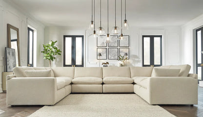 Seccional simétrico de 8 piezas Elyza Linen