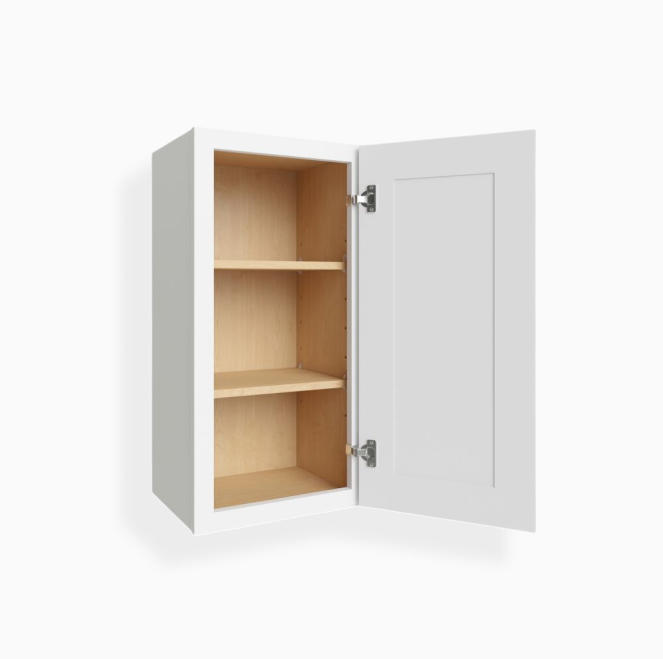 Armario de pared blanco Shaker de una puerta de 30″ de alto