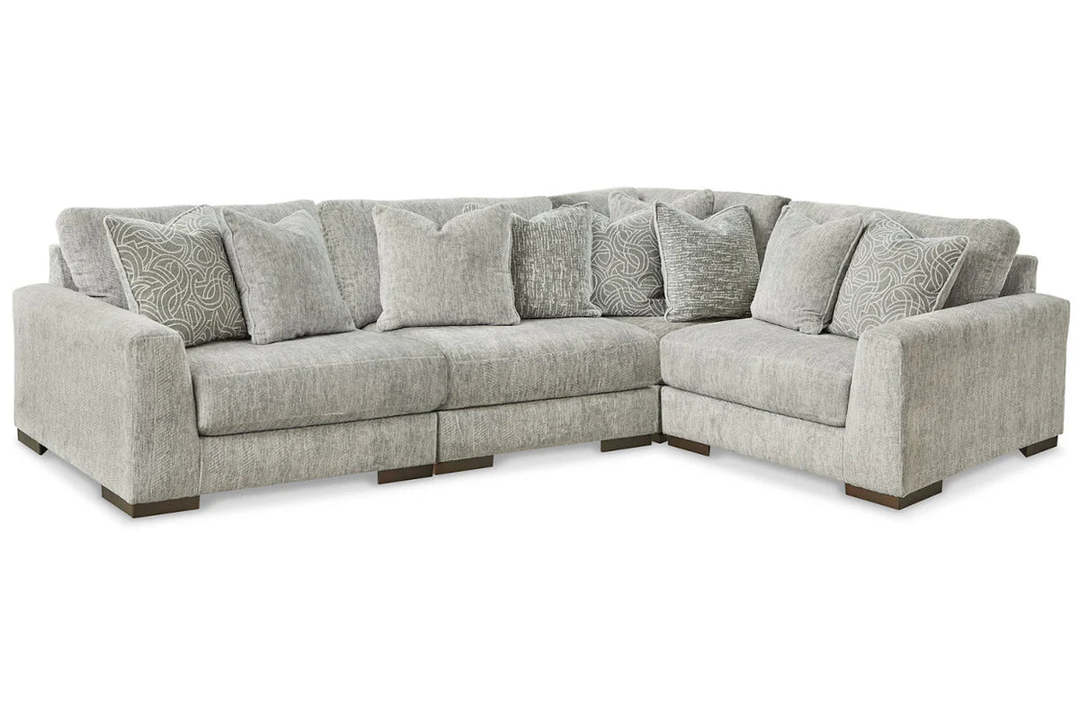 Regent Park Pewter Sectional
