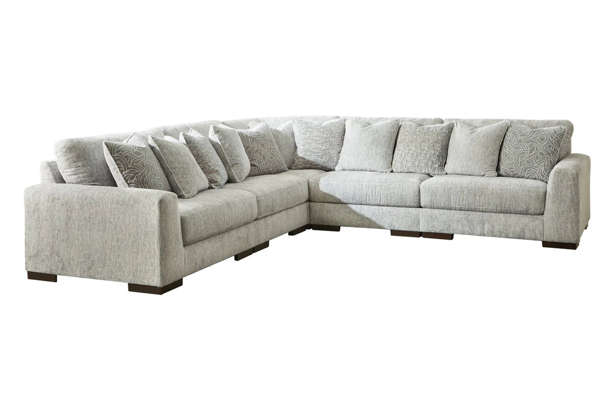 Regent Park Pewter Modular Sectional