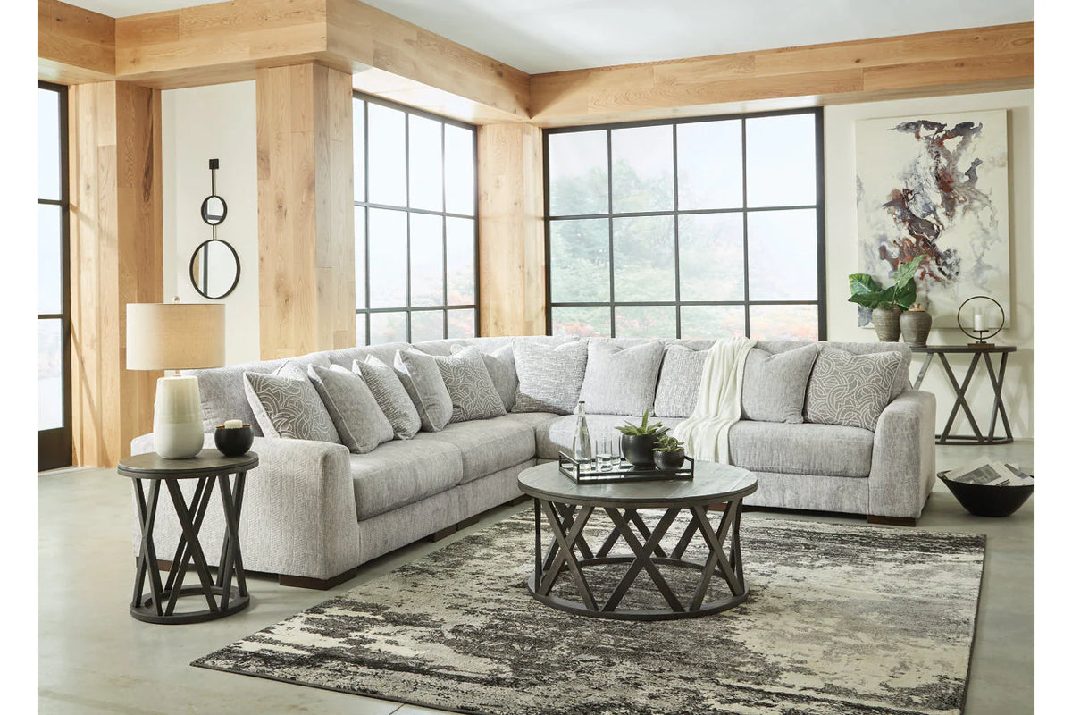 Regent Park Pewter Modular Sectional