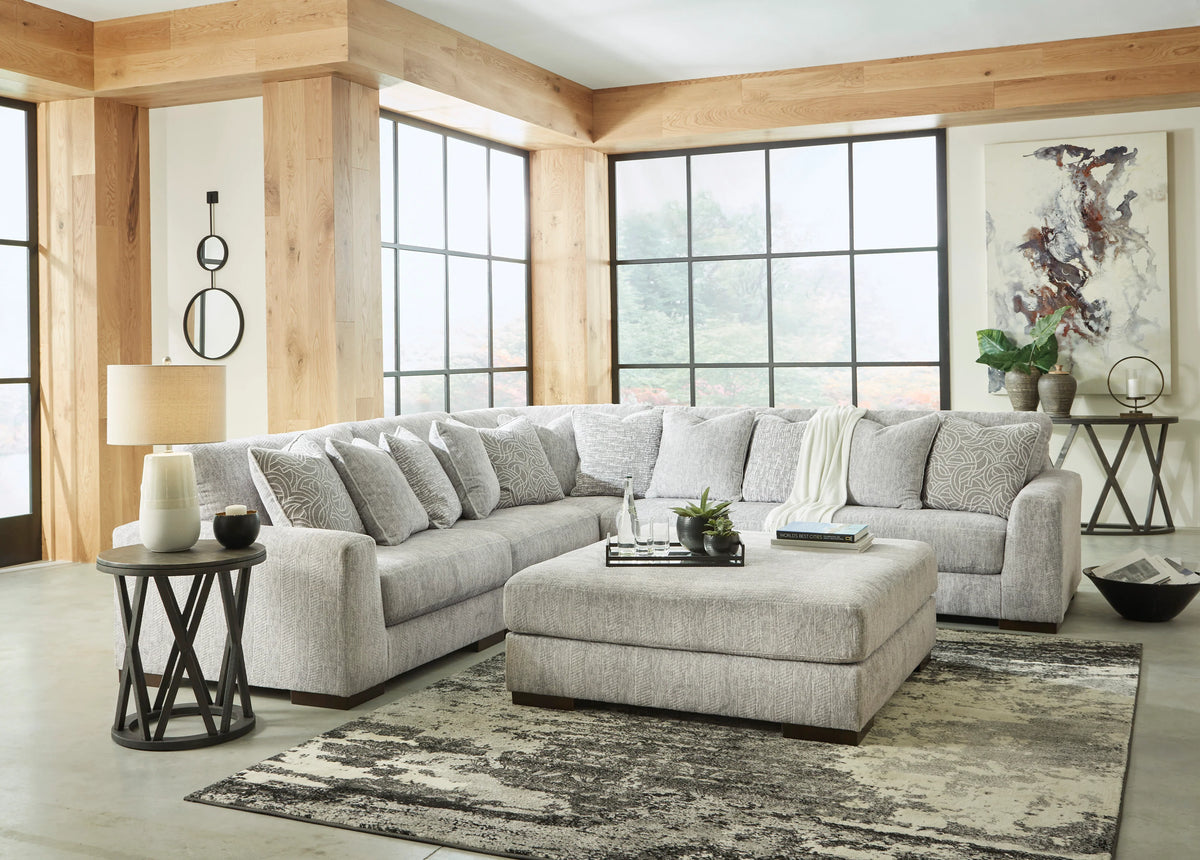Regent Park Pewter Modular Sectional