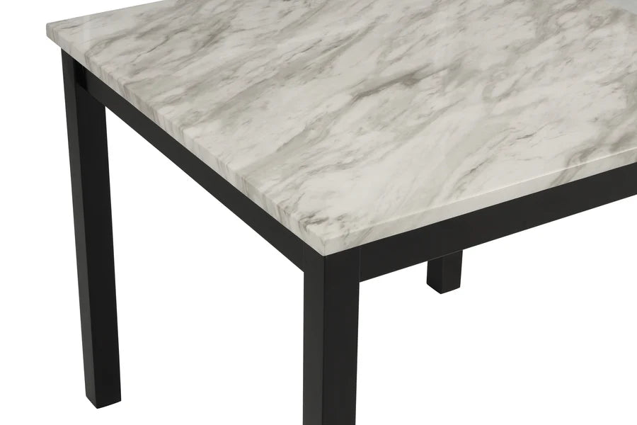 Lennon Velvet 5-Piece Counter Height Set