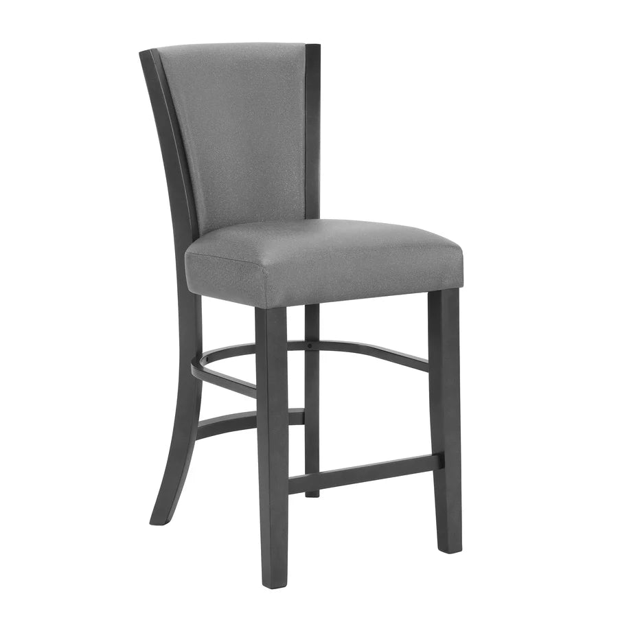 Camelia Gray 5- or 7-Piece Counter Height Set