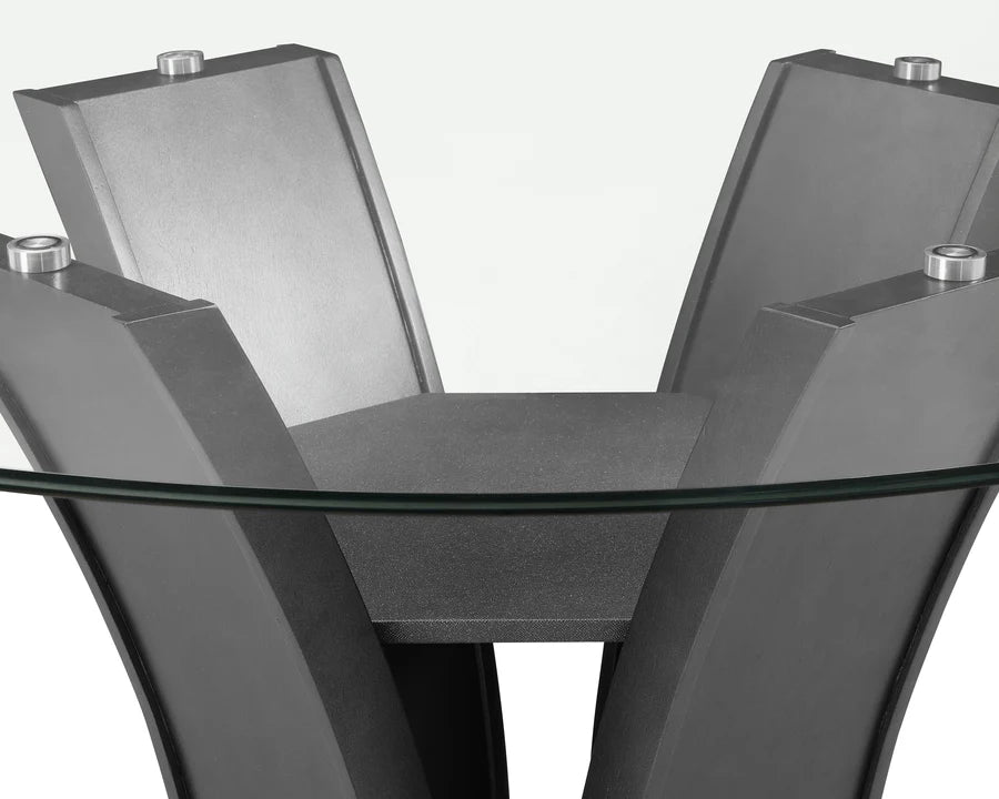 Camelia Gray 5- or 7-Piece Counter Height Set