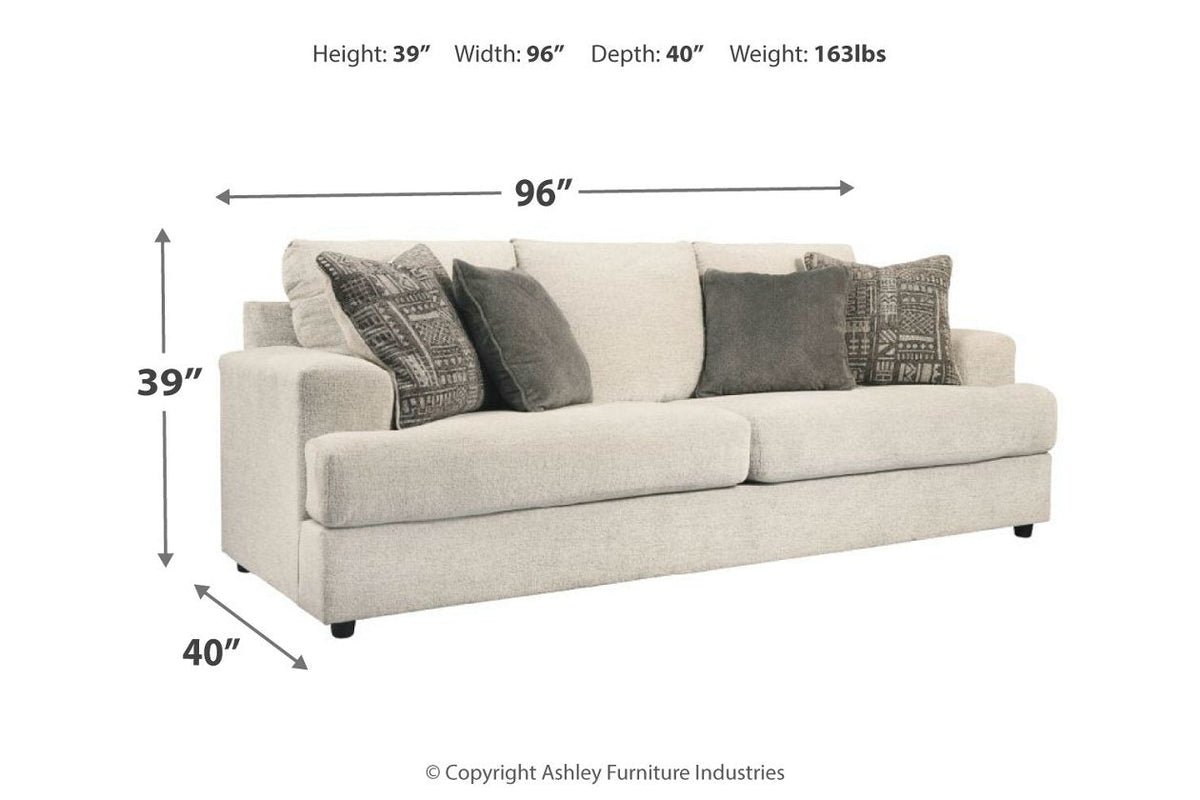 Soletren Stone Sofa & Loveseat Set