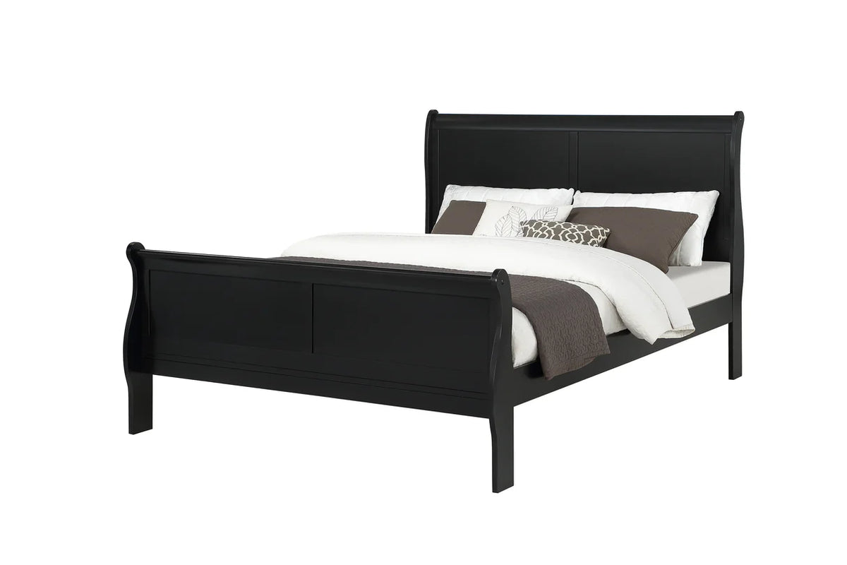 Louis Philip Sleigh Bedroom Set