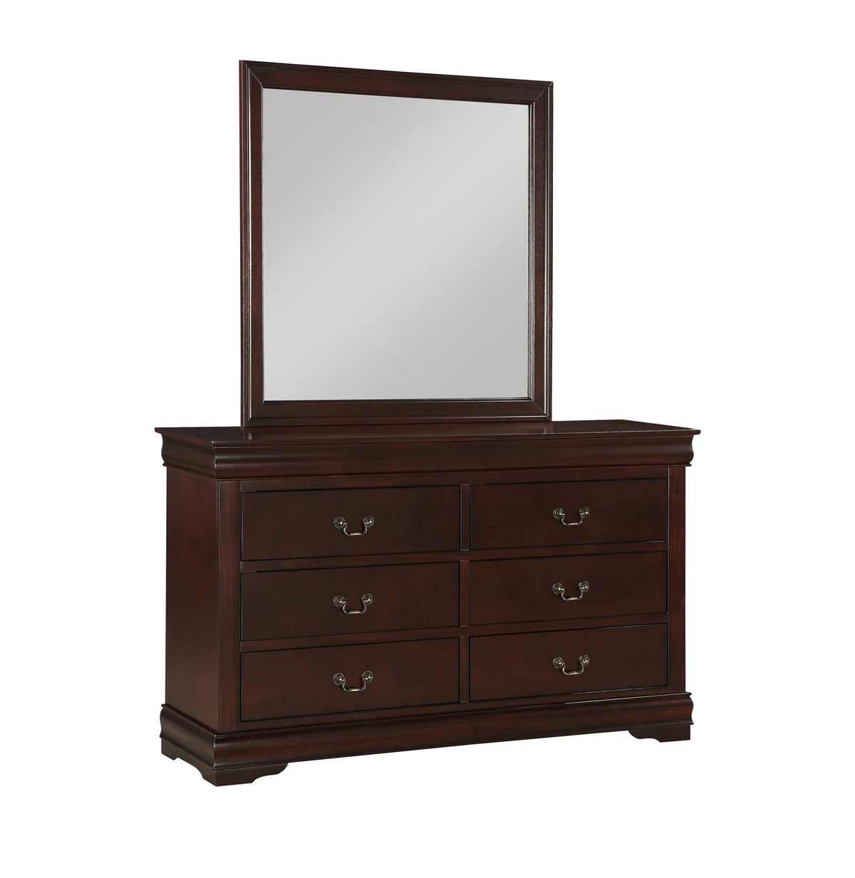 Louis Philip Sleigh Bedroom Set