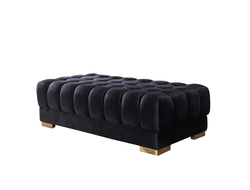 Ariana 138-Inch Velvet Double Chaise Sectional