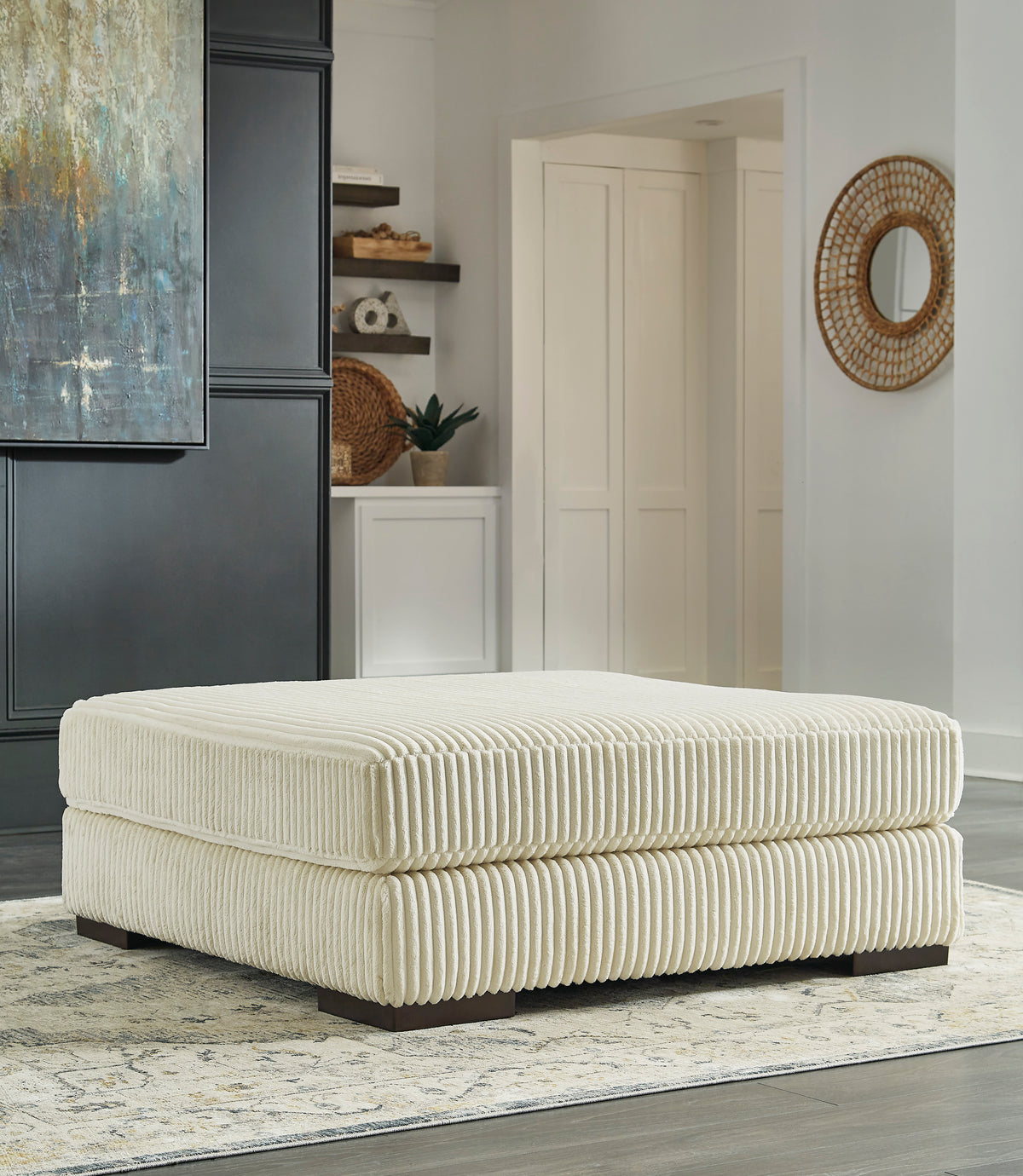 Lindyn Ivory 3-Piece Sectional and Seating Bundles