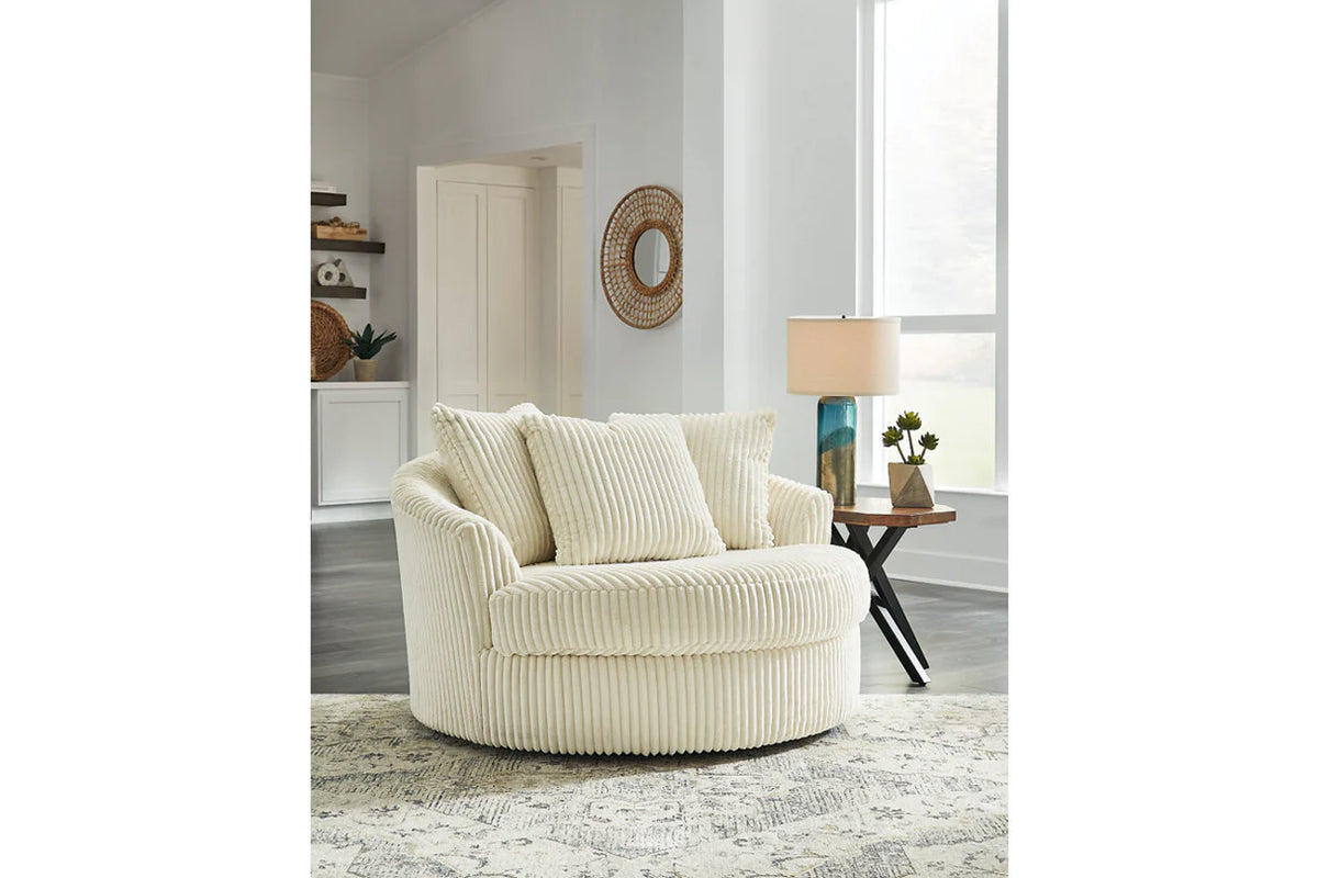Lindyn Oversized Swivel Accent Chair